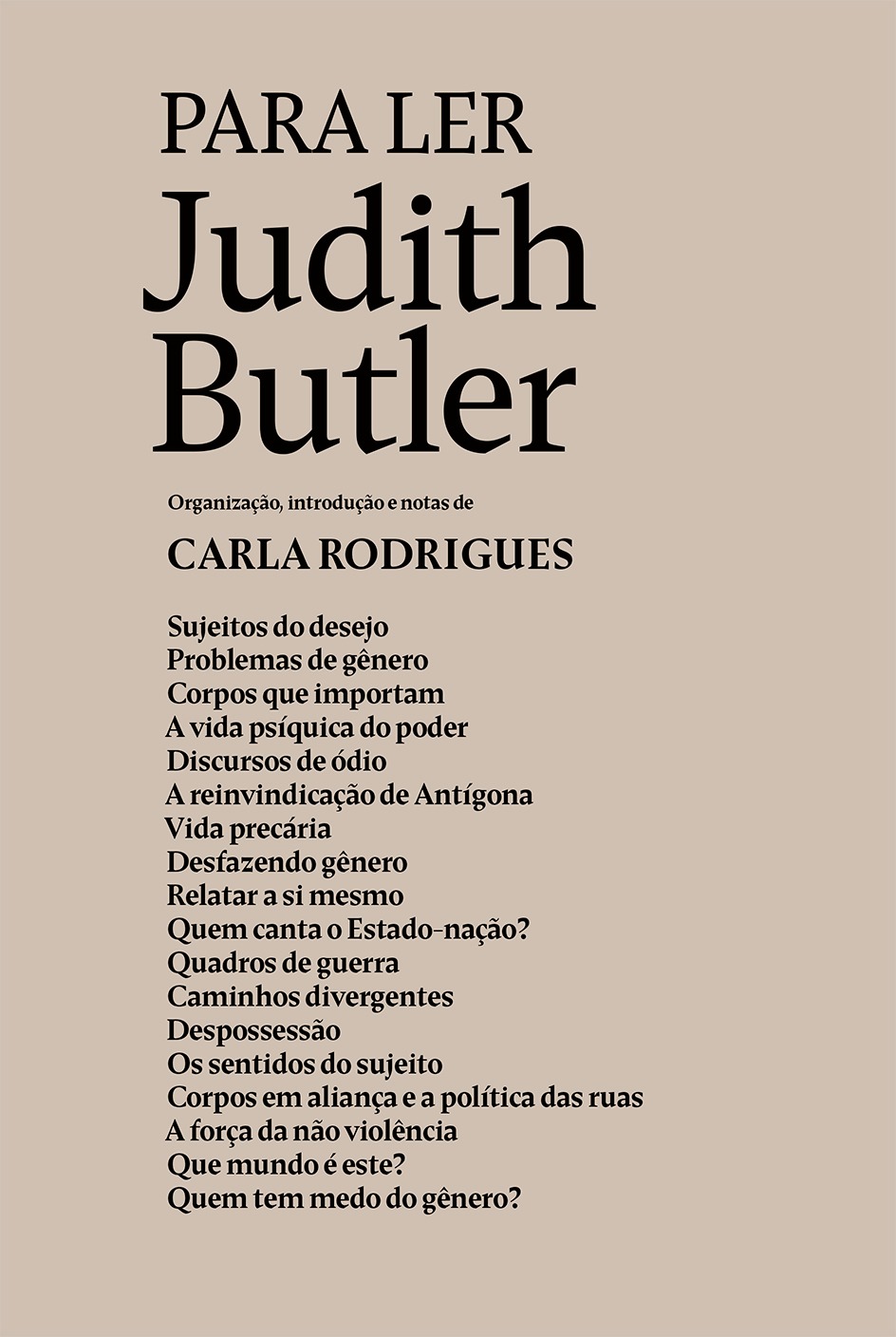 Para ler Judith Butler