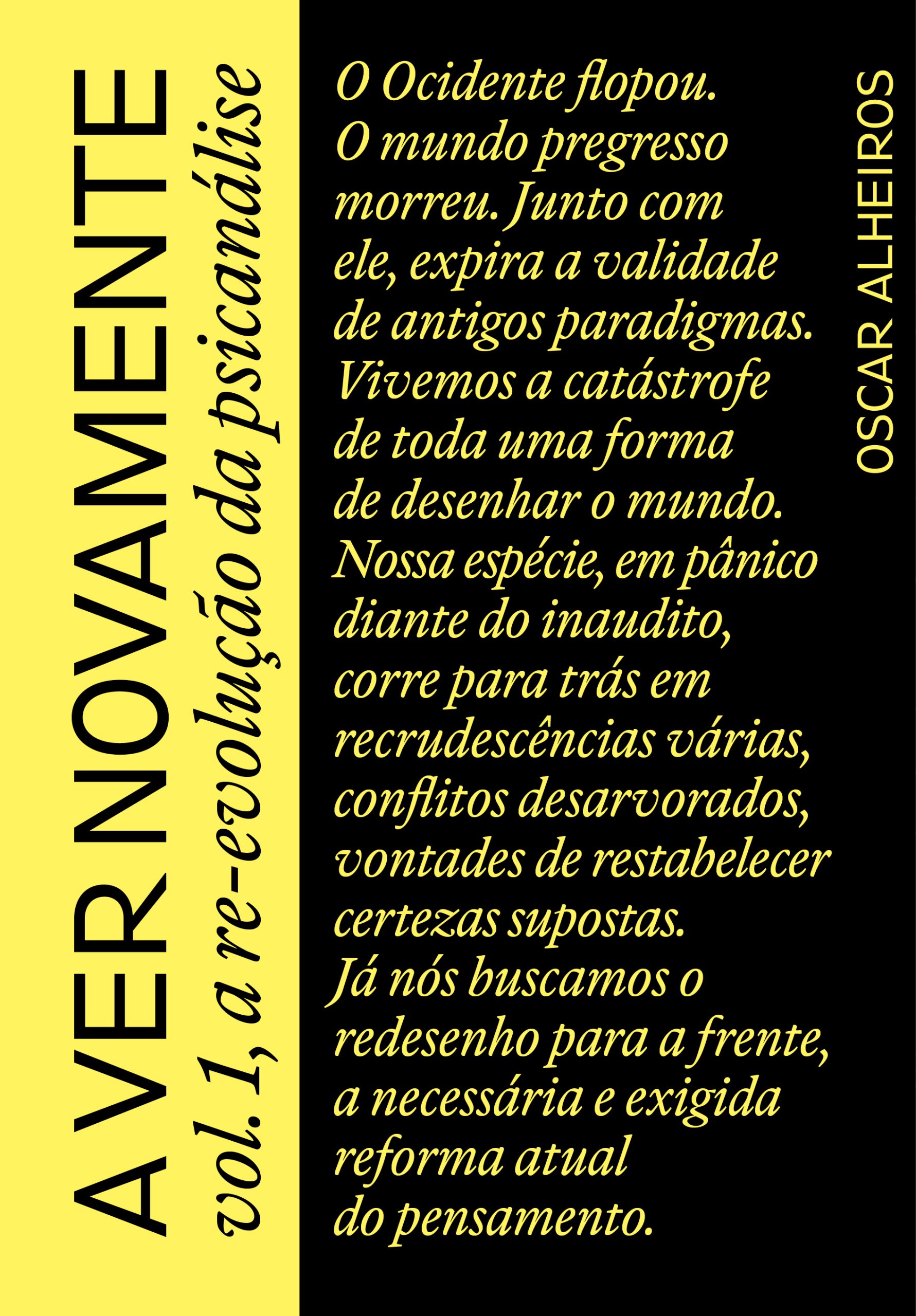 A ver novamente vol.1, a re-evolução da psicanálise (pré-venda)